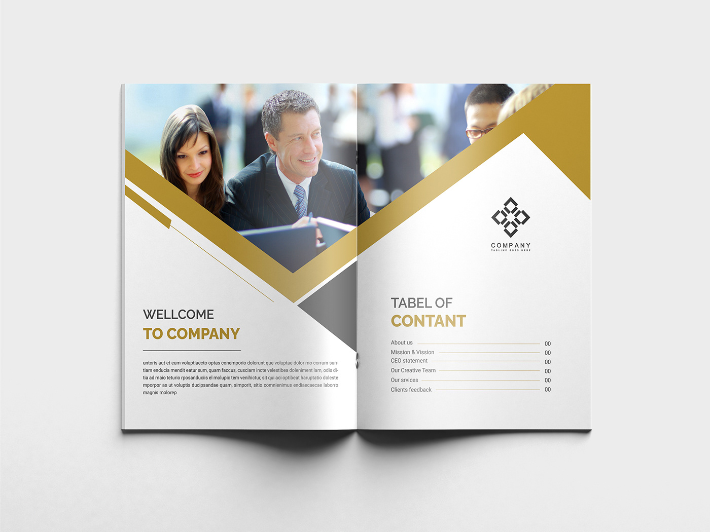 Booklet brochure business brochure corporate flyer free brochure InDesign Layout marketing   template