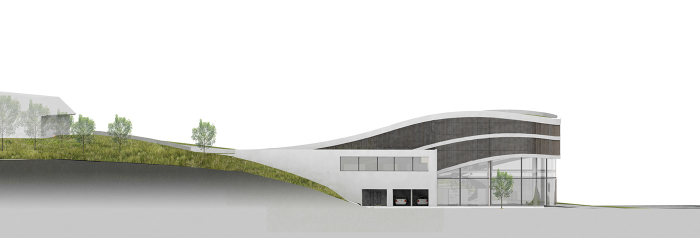 mediatheque architecture Green Roof