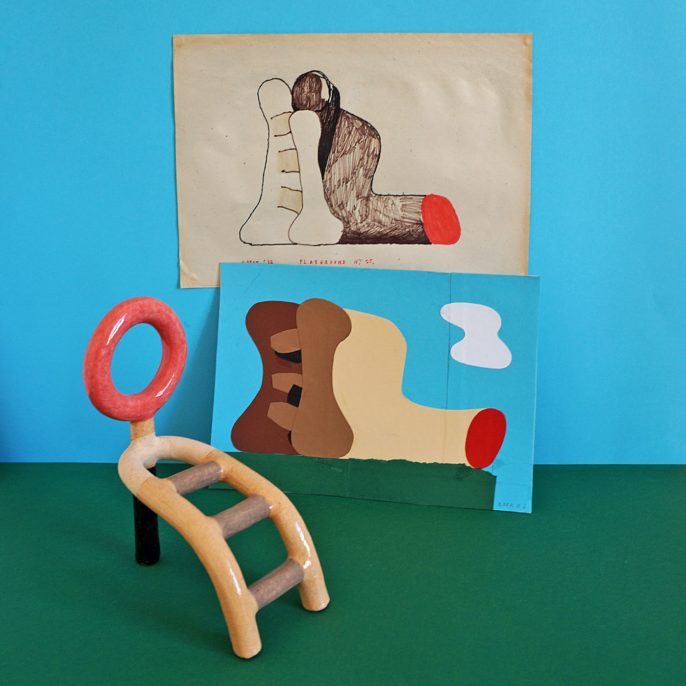 abran backyard ceramic designobject experimental Games object play Playground visual design