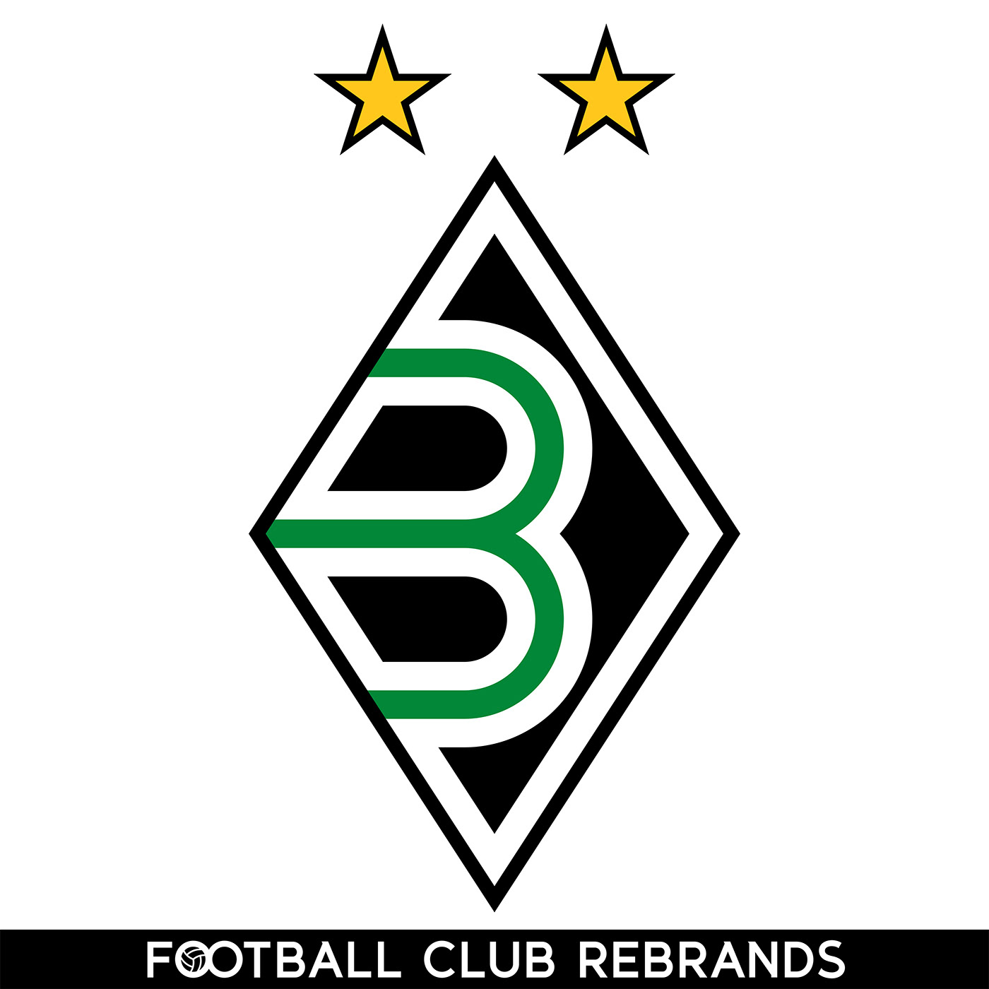 bundesliga football Logo Design brand identity europa league Borussia Mönchengladbach Die Borussen