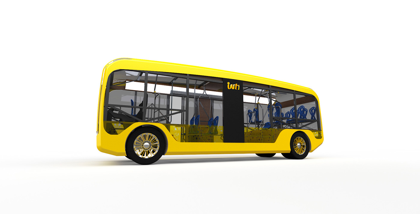 inti Suburban Transport bus concept design concept transportation electric solar