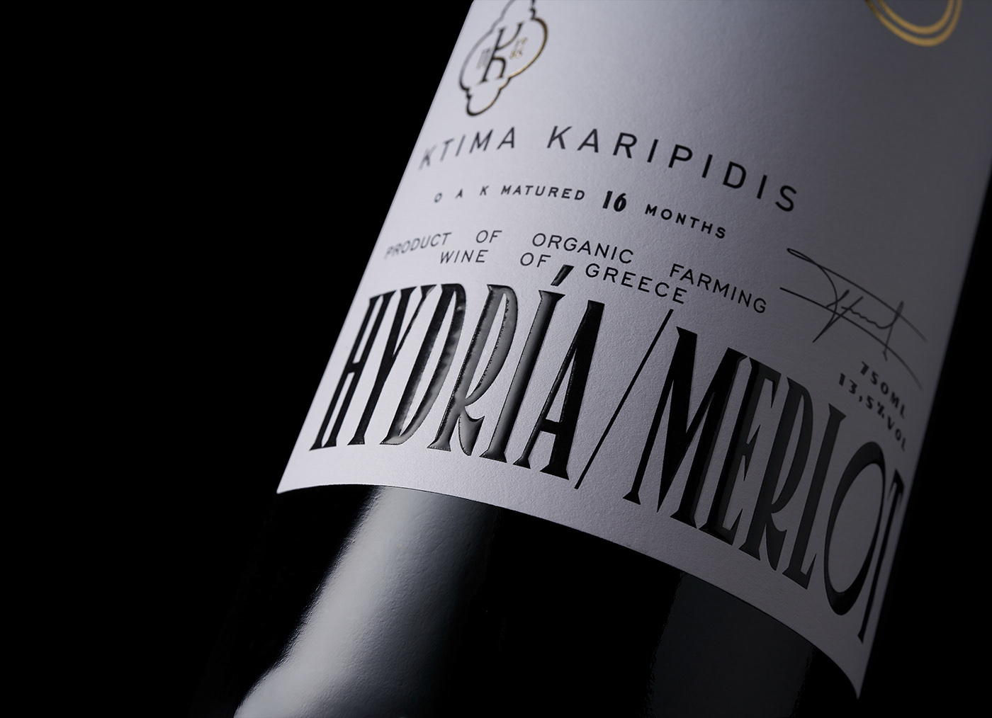 black gold karipidiswinery label design labeling Packaging Red wine winery Wines
