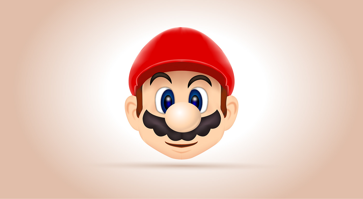 cartoon Mario forever face cartoon cartoon design cartoon face