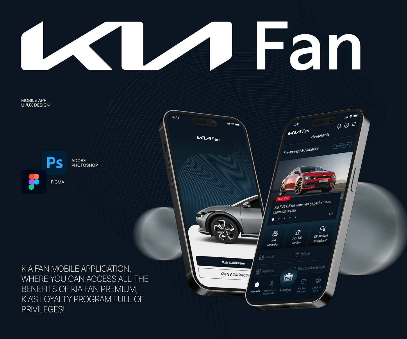 mobile app design UI/UX business user interface automotive   car Figma design
