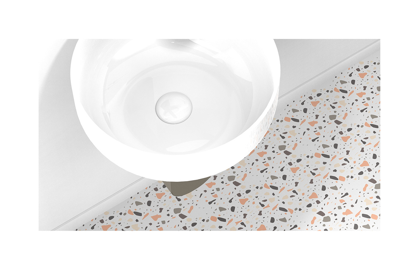 Basin bathroom product design  ceramic Minimalism home washbasin interior design  architecture industrial design 