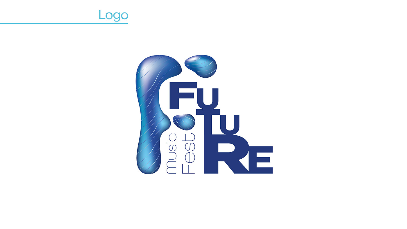 banner blue Booklet Event festival graphic design  identity logo poster