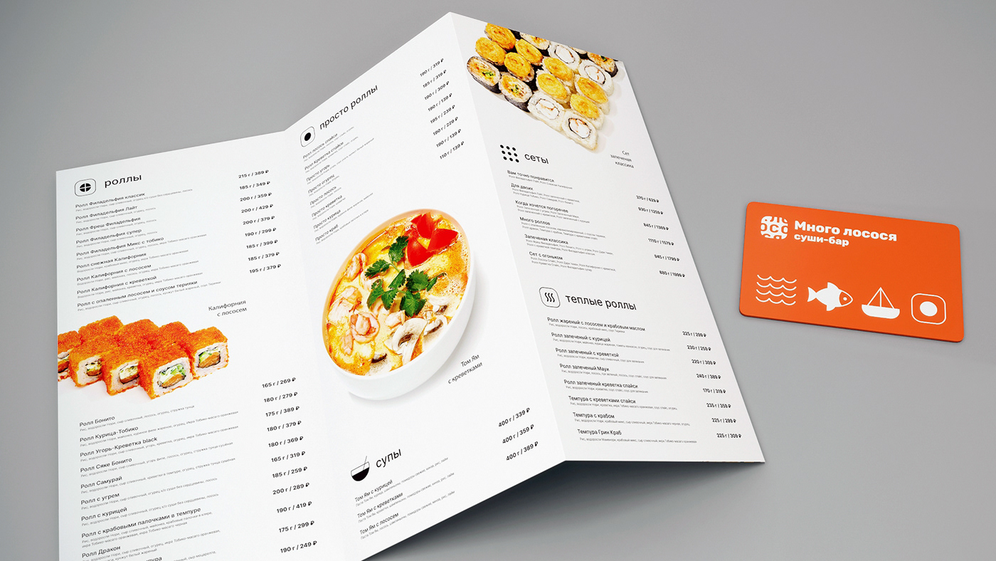 sushi bar Sushi fish Retail identity icons cafe Packaging