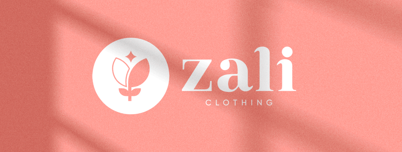 beauty Clothing Fashion  Logo Design marca Mockup moda woman Zali