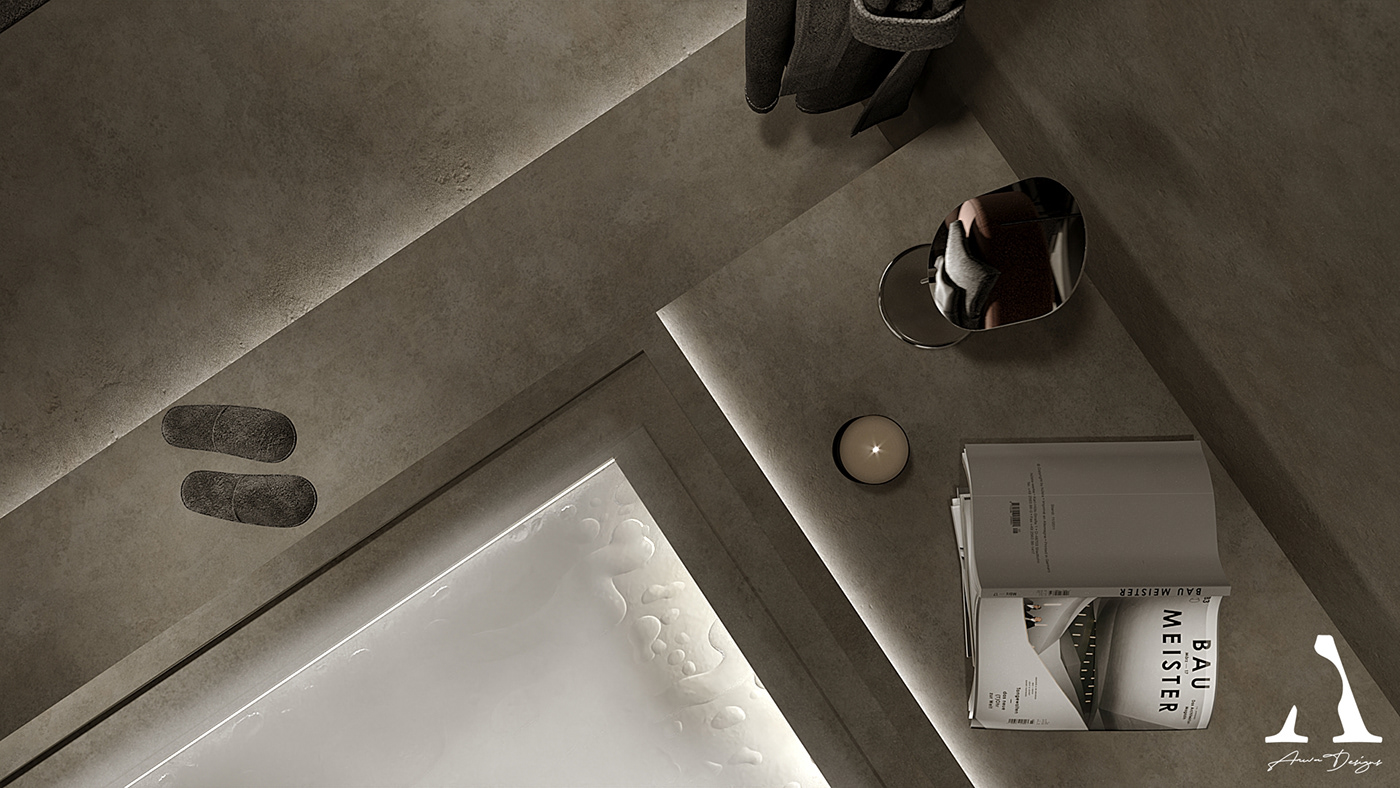 bathroom contemporary design hotel Interior luxury minimal modern SHOWER toilet