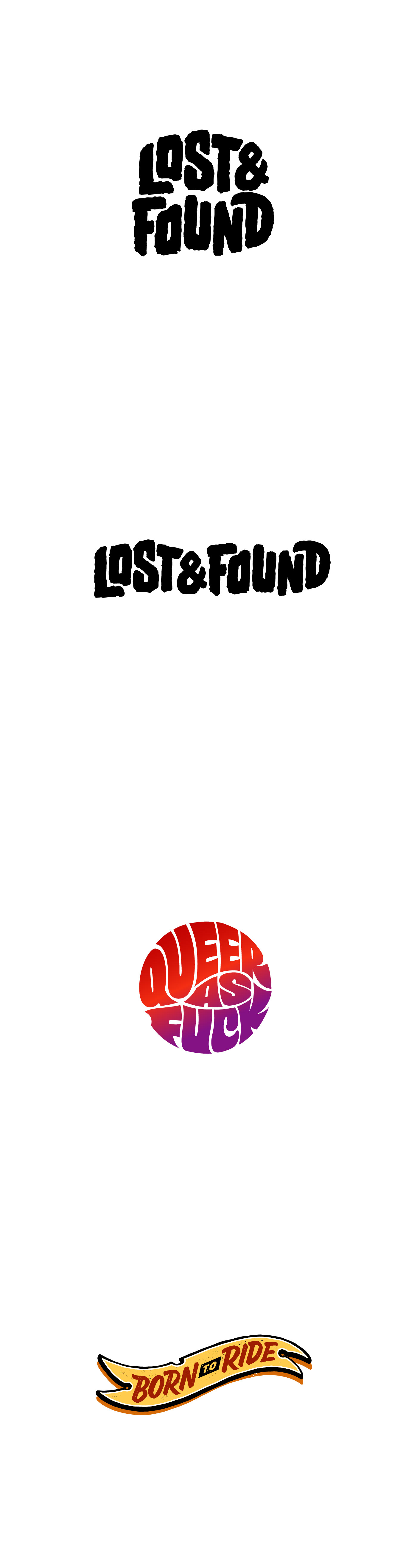 logo Logotype design lettering branding  ice cream LGBTQ queer