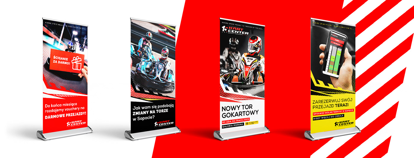 rebranding Logo redesign visual identity karting Racing Livery Marketing Design Brand Design gokarts Visual Rebranding