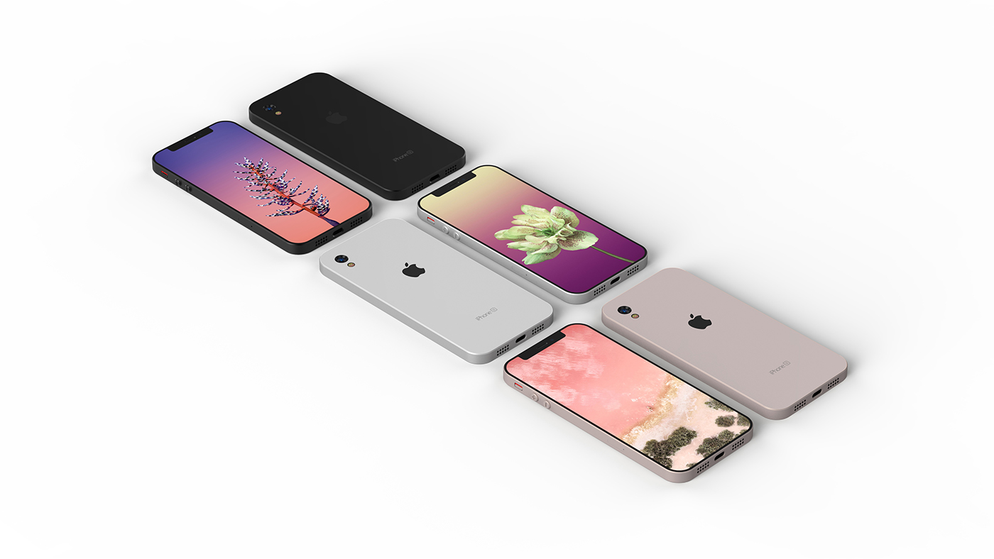 apple iphone se design concept product phone branding 