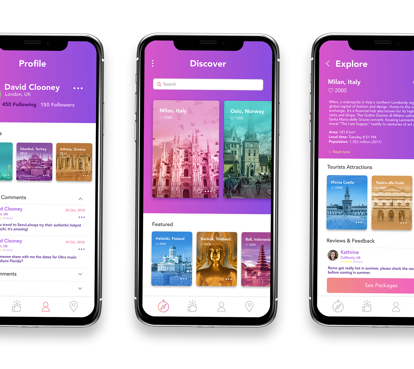 Travel app ios android Booking Guide user flow personas Photography  featured