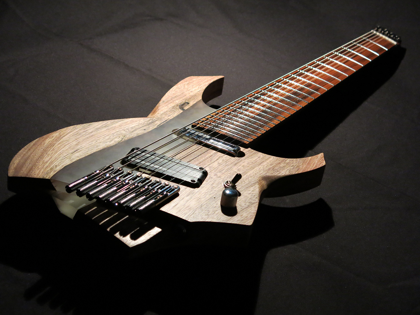 electric guitar guitar handmade headless guitar Lutherie luthier wood wooden