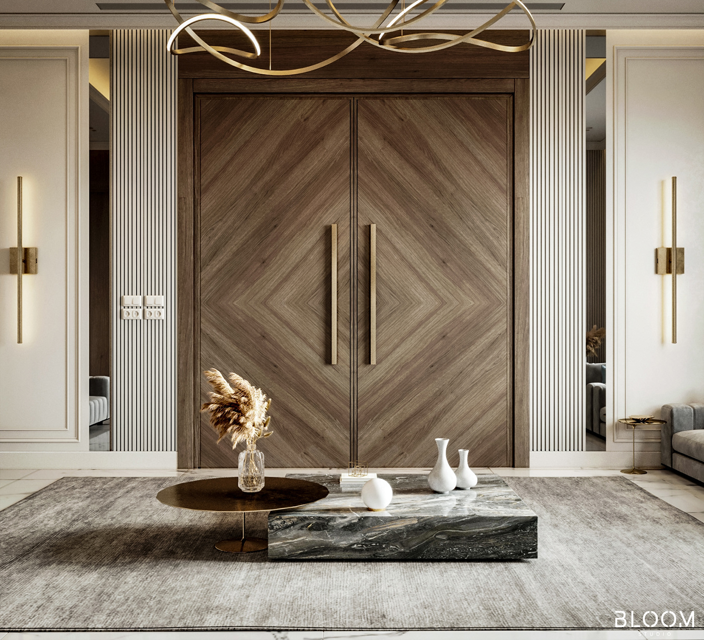 3D architecture art CGI decor design Interior luxury MAJLIS modern