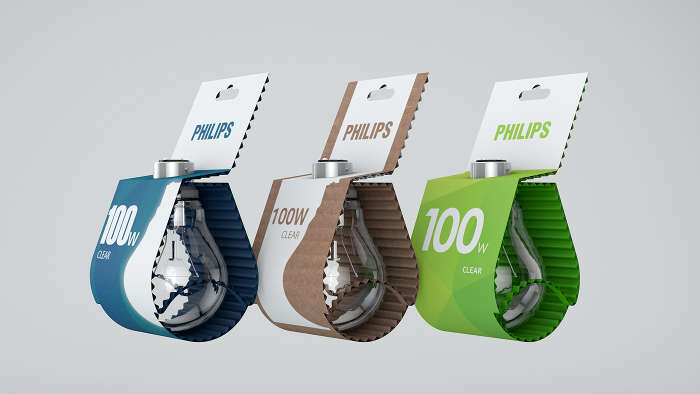 bulb Packaging design Drop Test simple product design Sustainable cardboard corrugated
