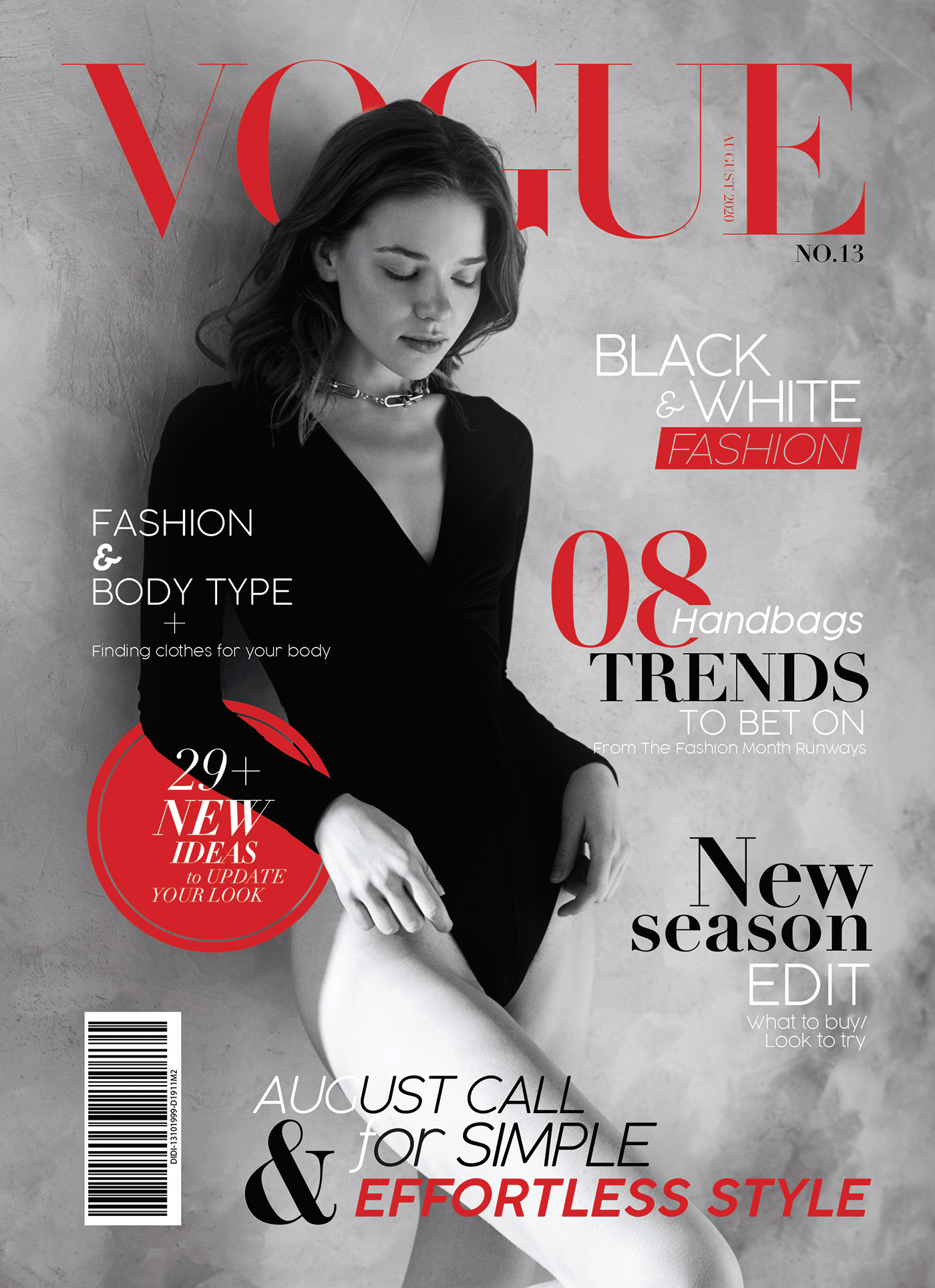 blackandwhite cover Fashion  magazine magazinecover model vogue