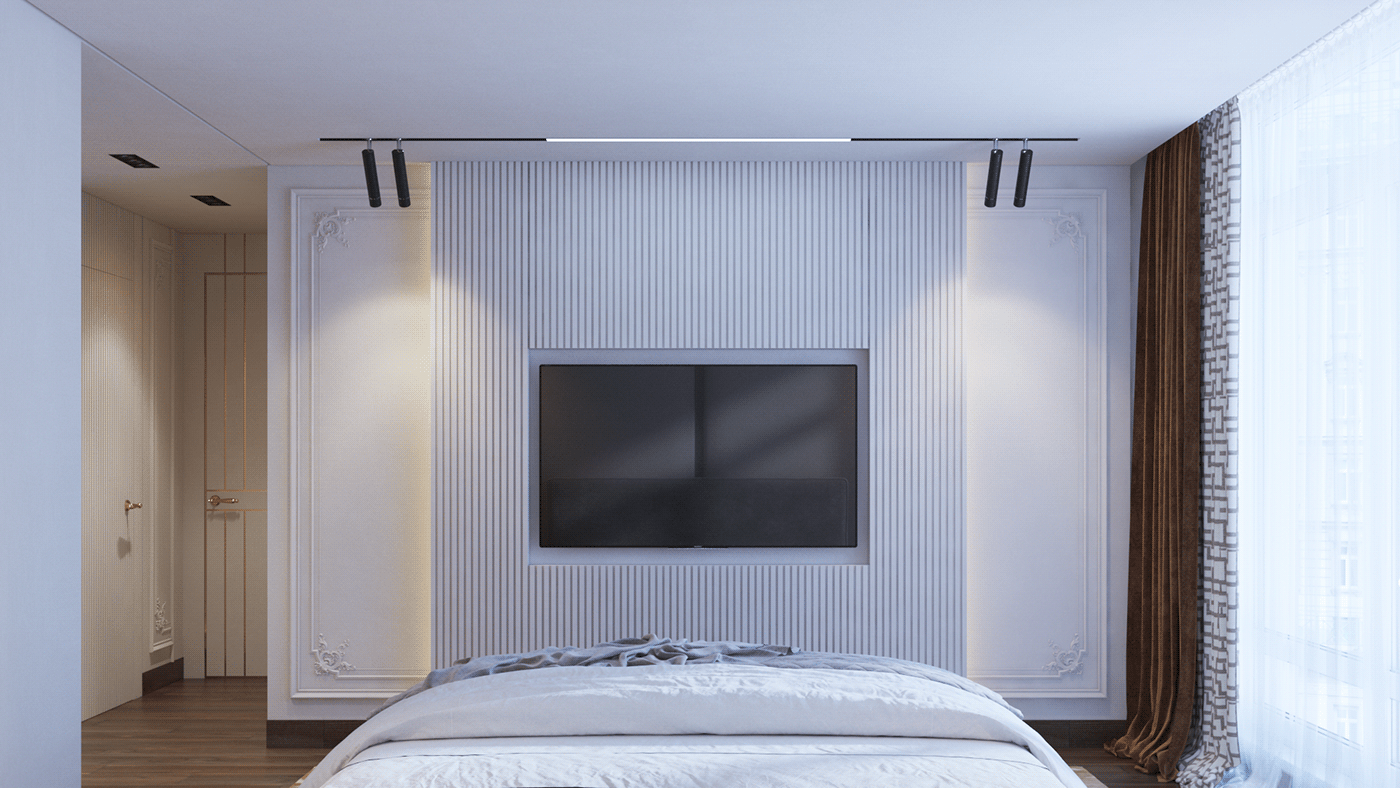 3D architecture bedroom bedroom design CGI Interior interior design  Render visualization vray
