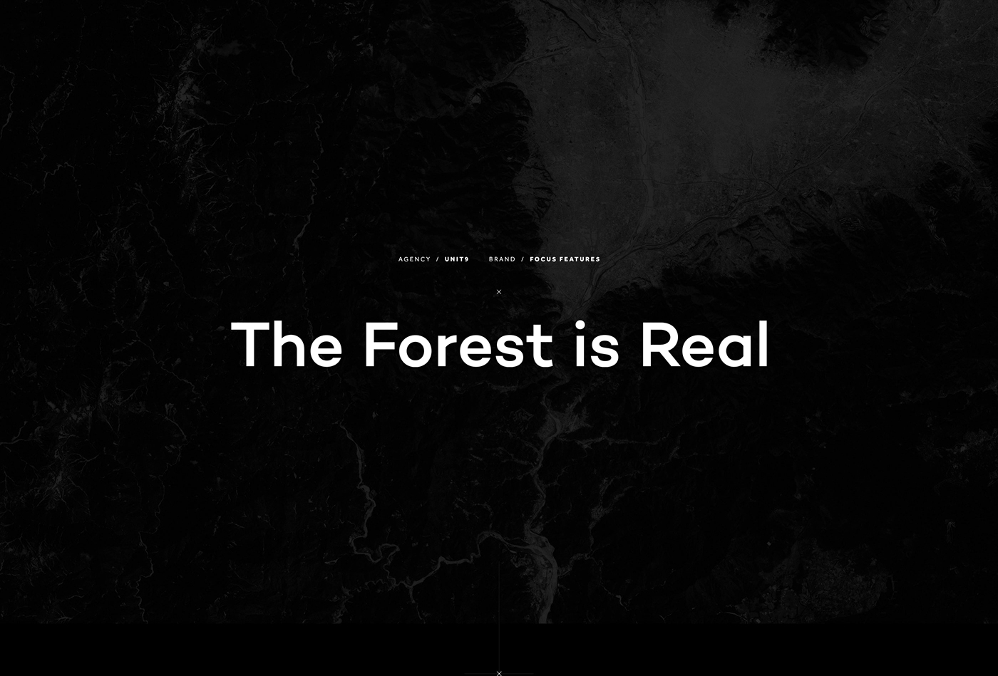 google earth horror movie icons vr forest map UI microsite