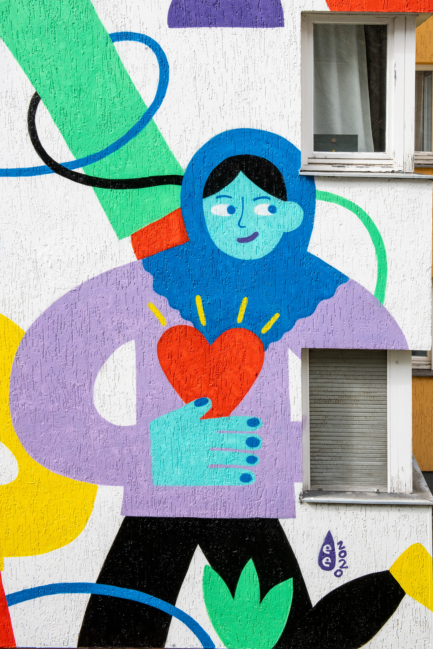 berlin Character design  Graffiti ILLUSTRATION  Mural mural art Mural Painting painting   spray paint Street Art 