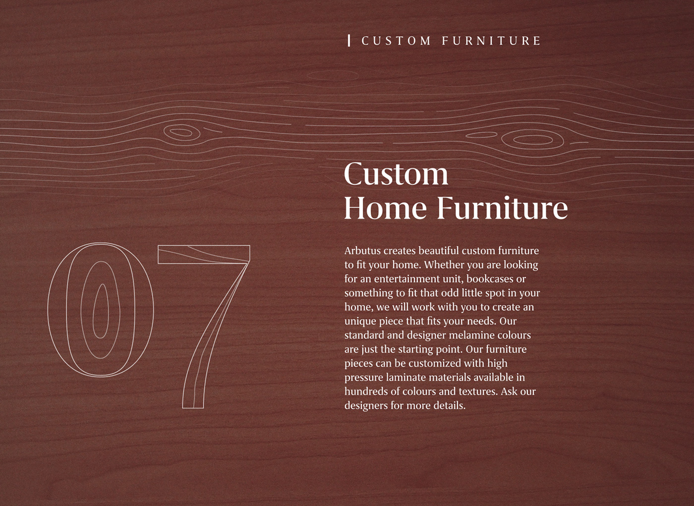 logo furniture wood brand identity