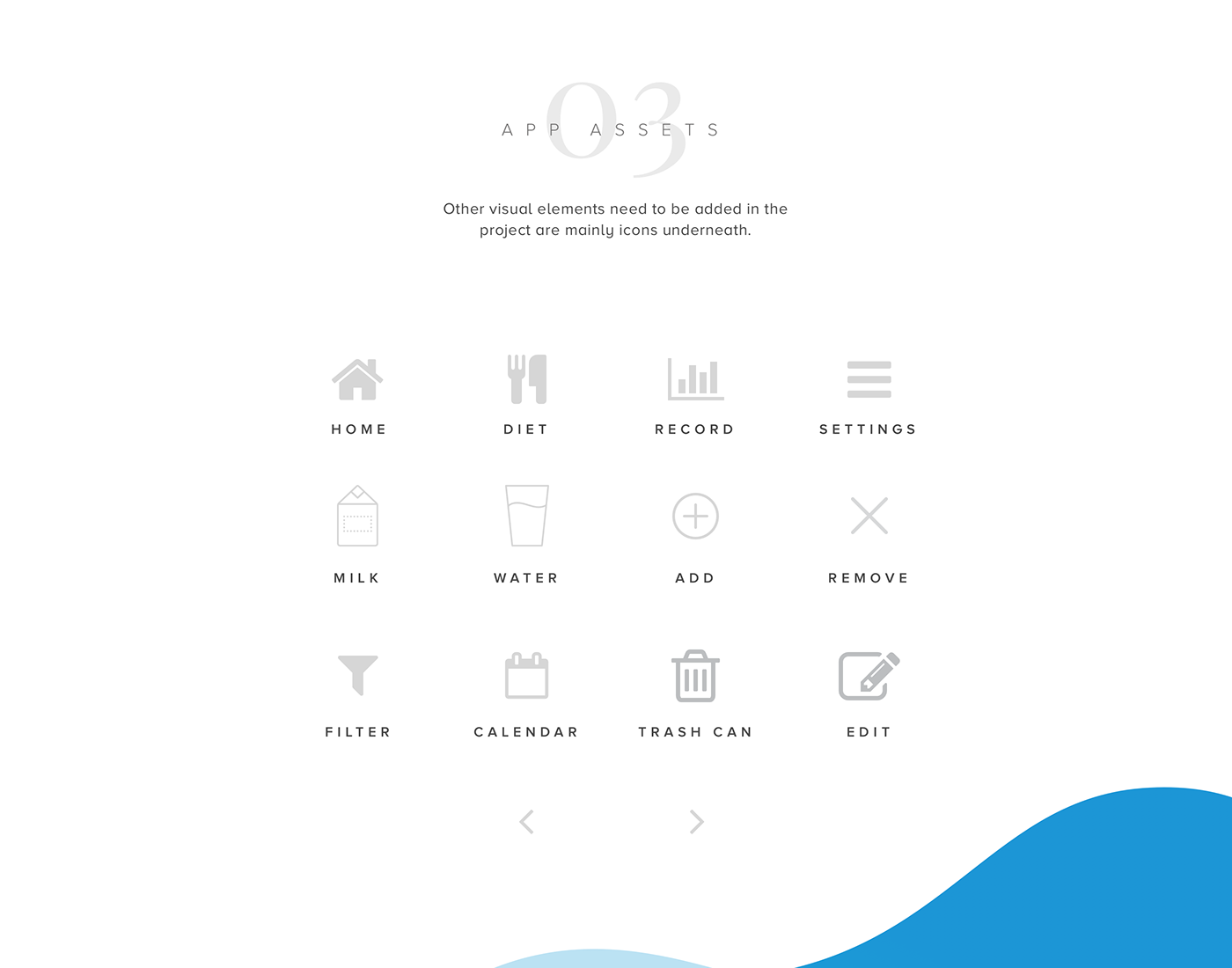 bonnect Mobile app blue baby Interface Logo Design record UX UI listing profile