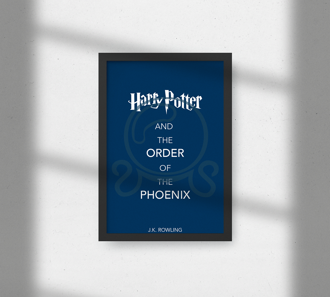harry potter helvetica icons poster