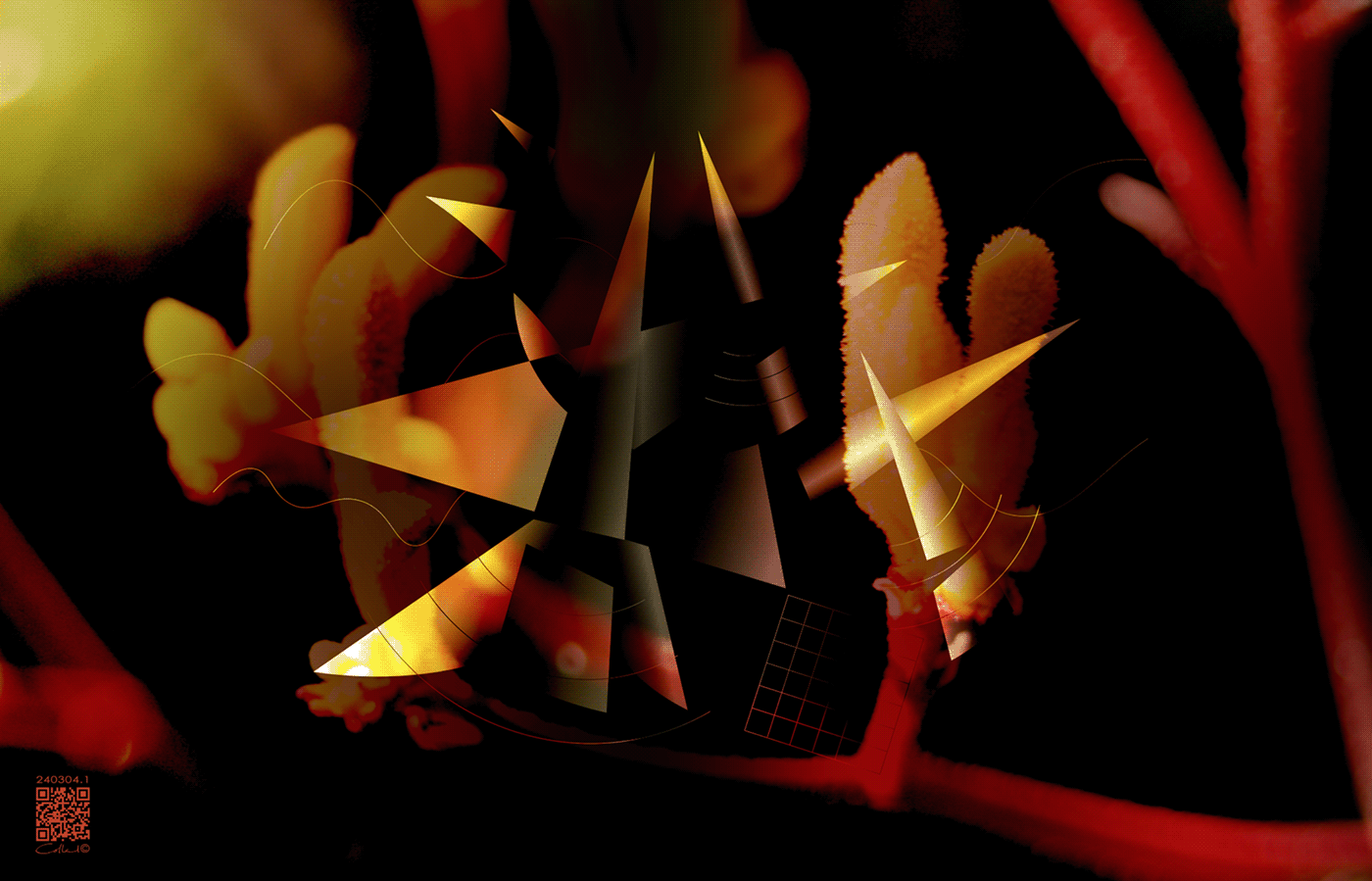 pacific abstract digitalart artwork adobe illustrator photomontage Digital Collage collages mariana fault