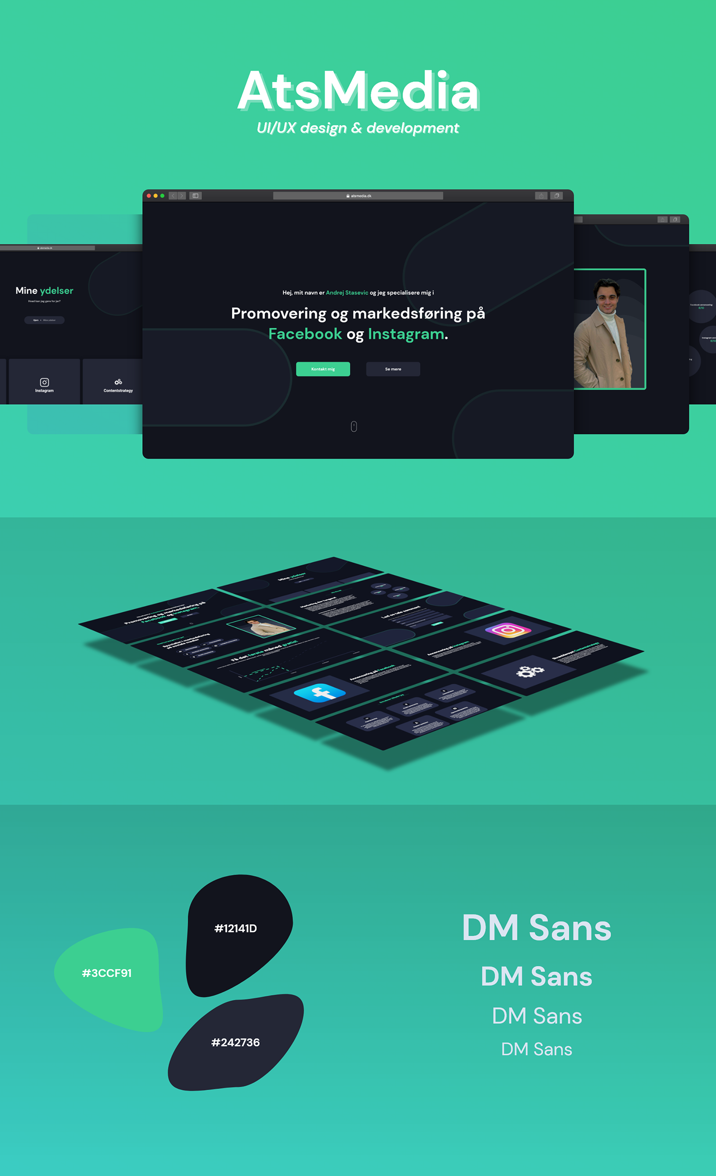 dark design marketing   UI/UX Web Webdesign Website