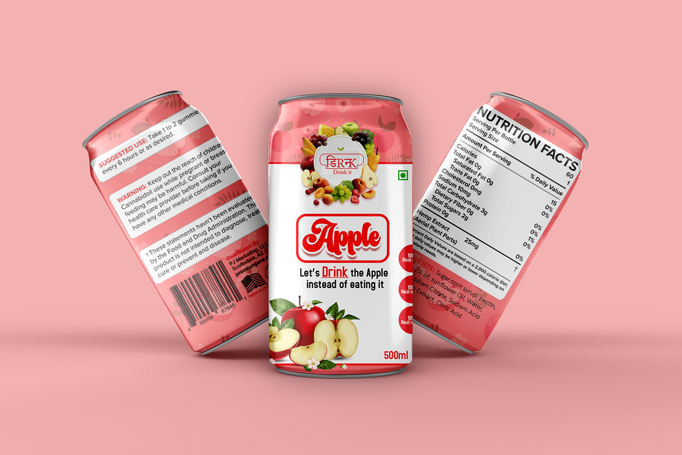 juice drink Fruit Packaging Brand Design logo Social media post
