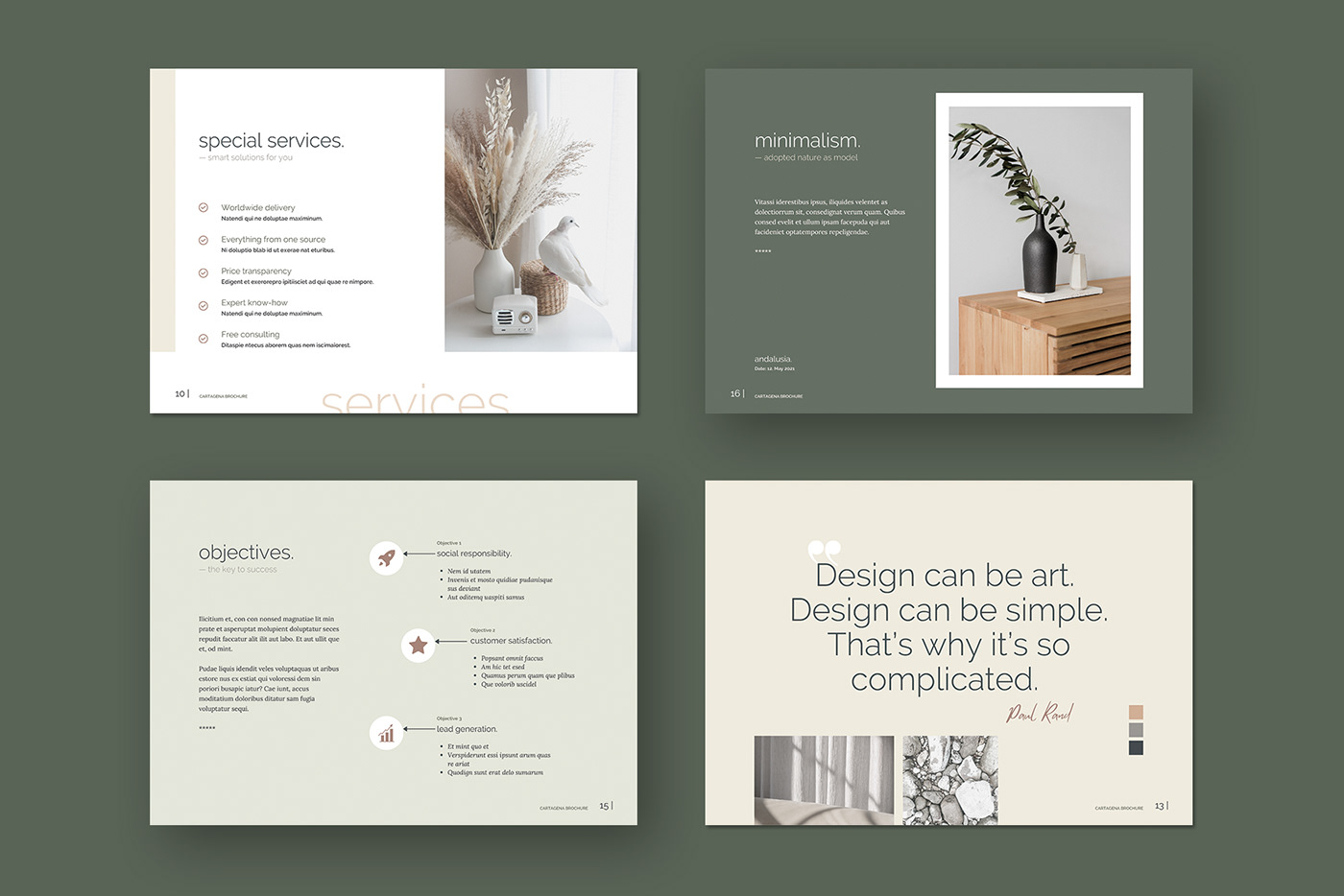 brochure canva ebook portfolio presentation print brochure Proposal template