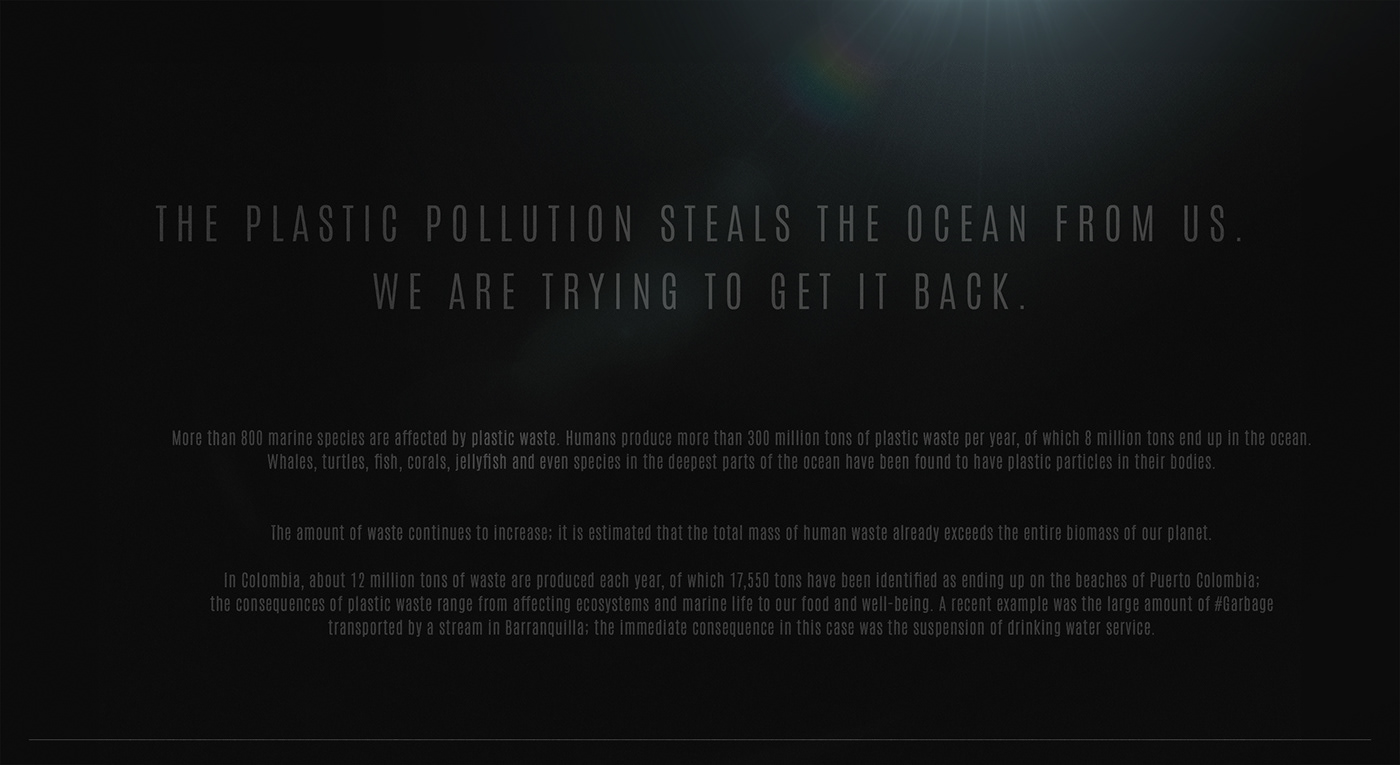 Advertising  Jail Ocean plastic pollution retouching  sea cinema 4d photoshop