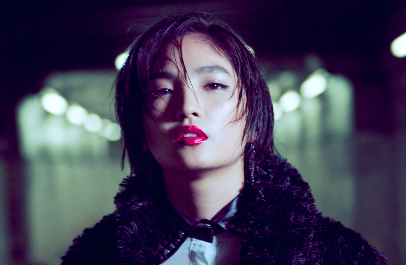 Fashion  Photography  Night Shoot tokyo actress portrait night streets cinematic night lights beauty