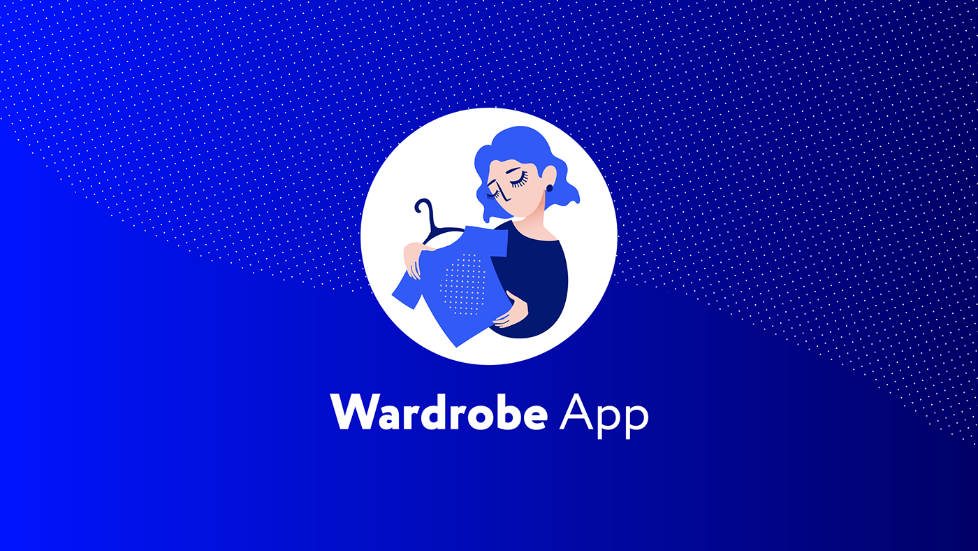 wardrobe app mobile ux UI presentation video fashion app design Mobile app