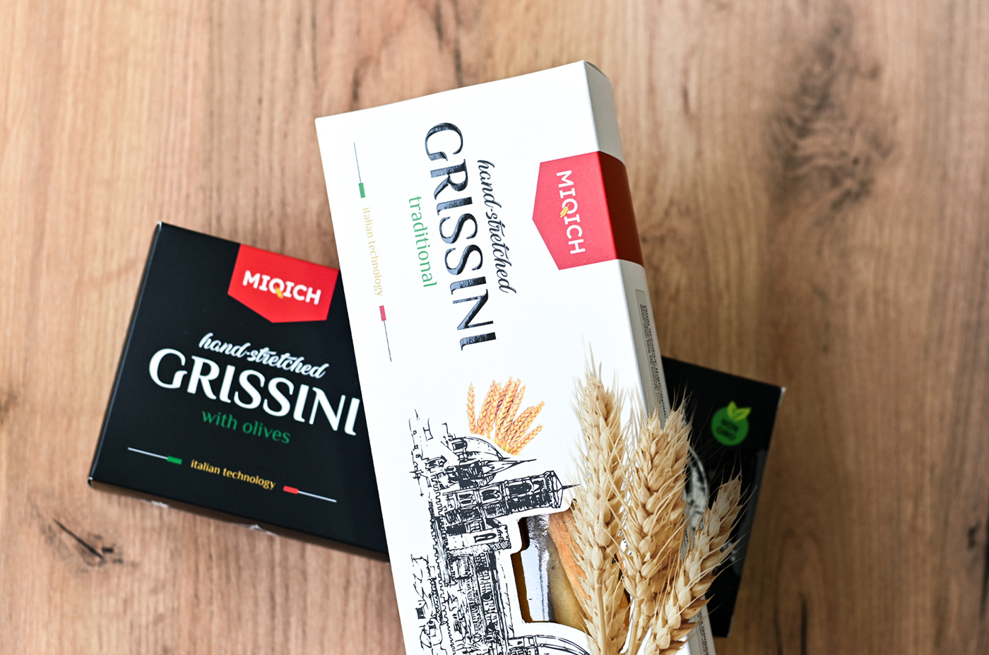 bakery brand identity bread Food  graphic design  Grissini Label Logo Design package design  Packaging