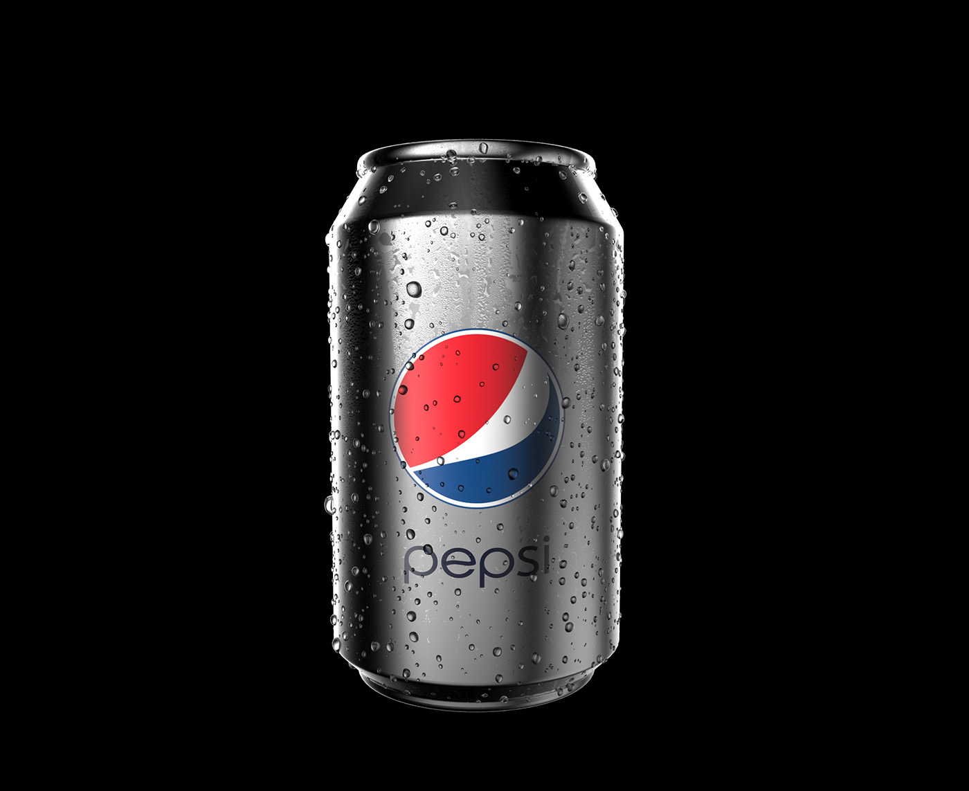 sweat can soft drink pepsi ice Steam 3D Render animation 