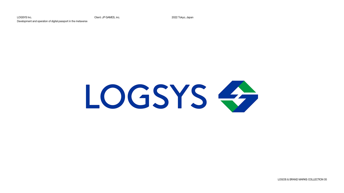 Logo for LOGSYS, a digital passport development and management company in the Metaverse.