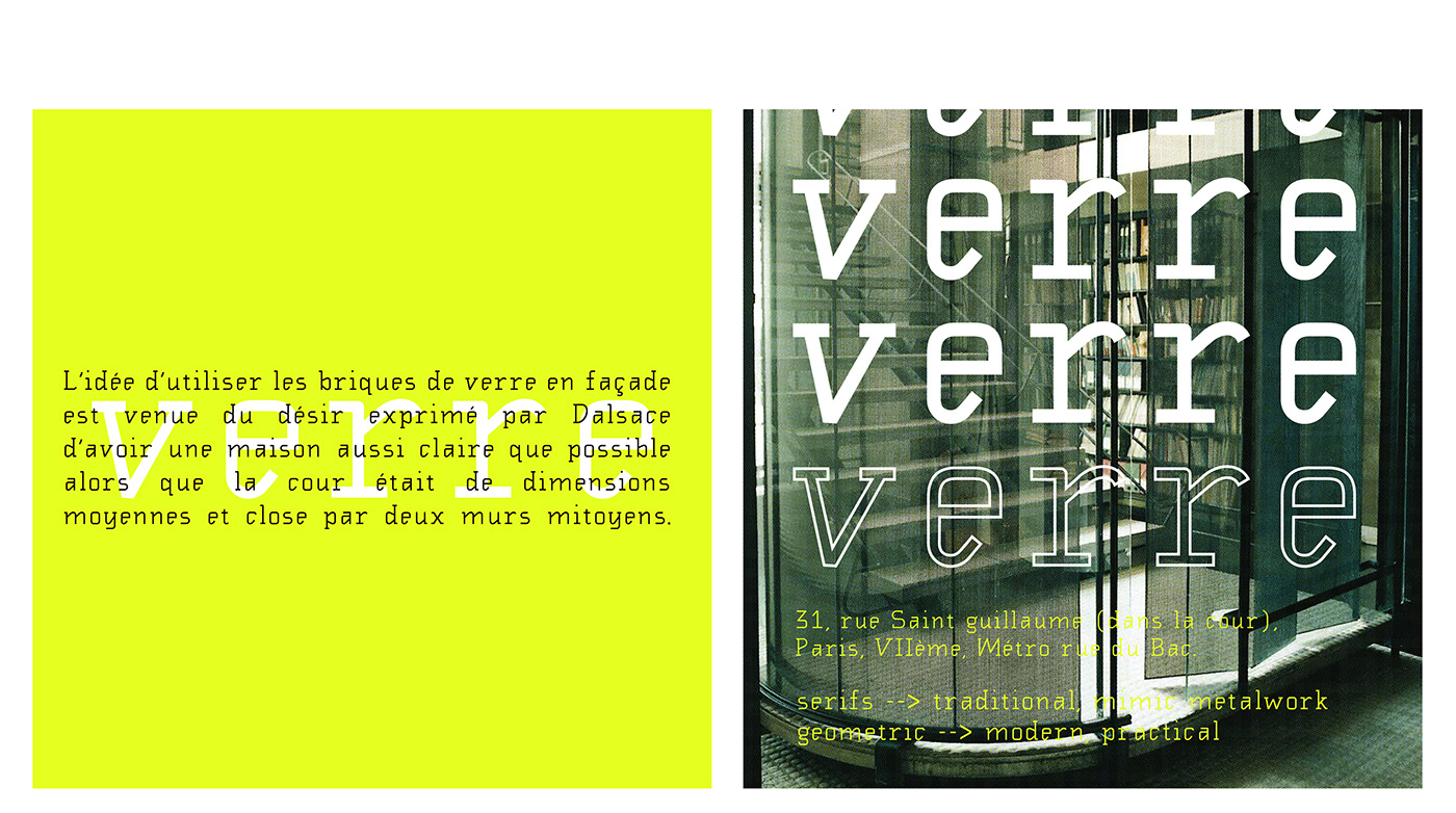 display font font type design typography   architecture font design glyphs history Paris Free font