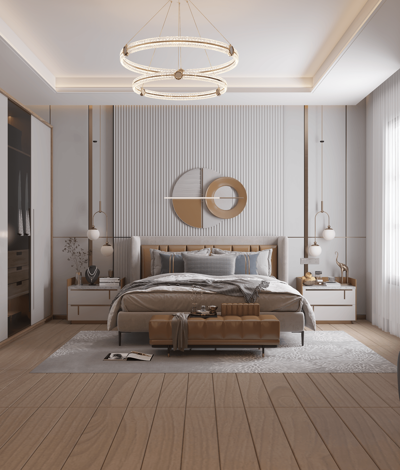 interior design  architecture 3ds max vray modern Saudi Arabia 랩터게임 바둑이 bedroom house Render