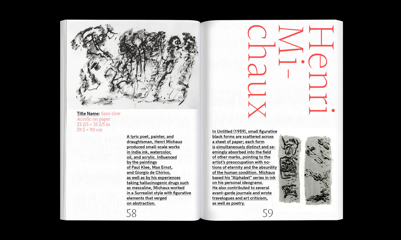 henri michaux abstraction lyrique tachisme editorial book design book design Grafik Design
