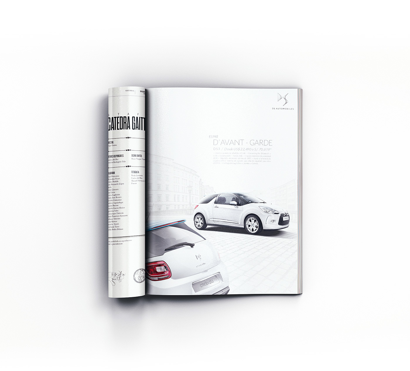 citroen DS ds3 class automotive   trend White peru france ads direction luxury emotion ad Adobe Portfolio