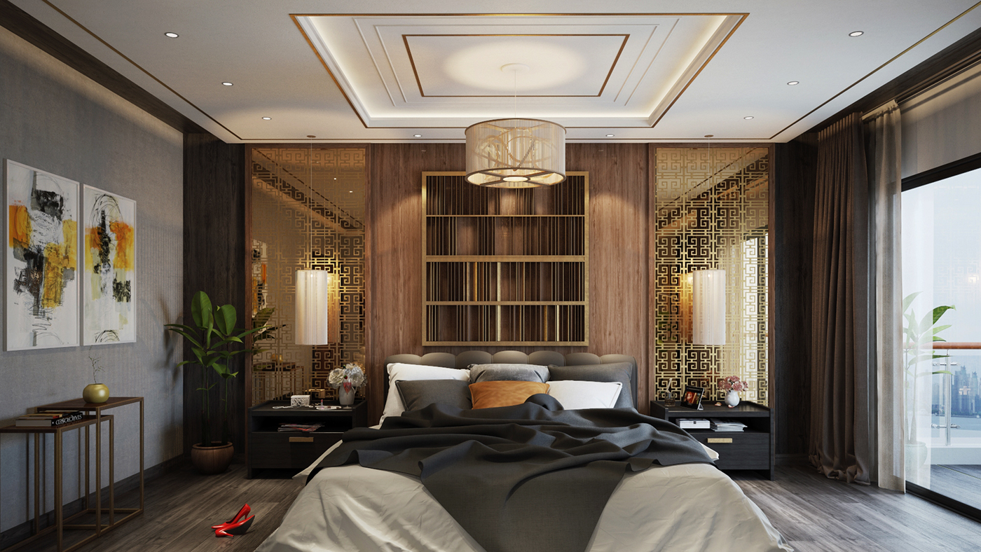 luxury bedroom on Behance