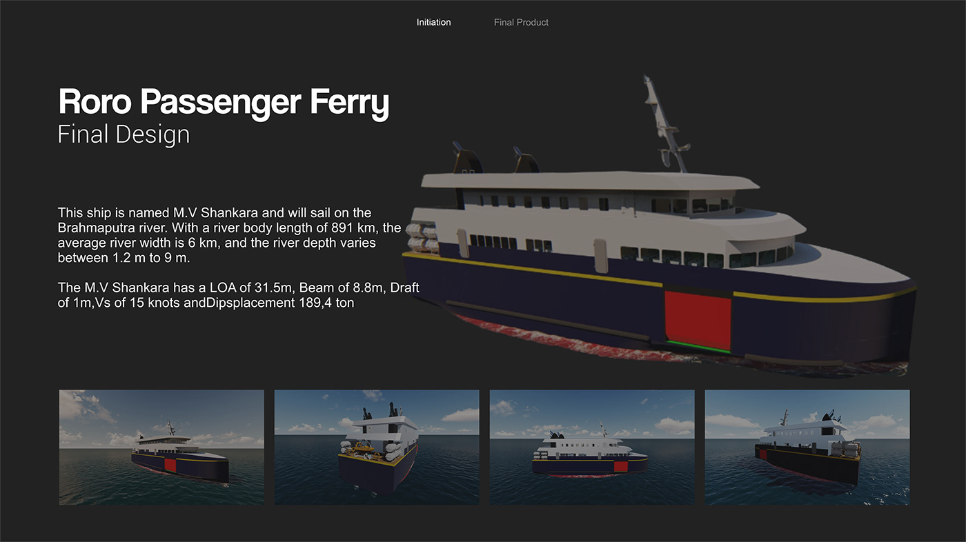 naval architecture Naval Design architecture OIL AND GAS Tugboat Barge ferry 3d modeling