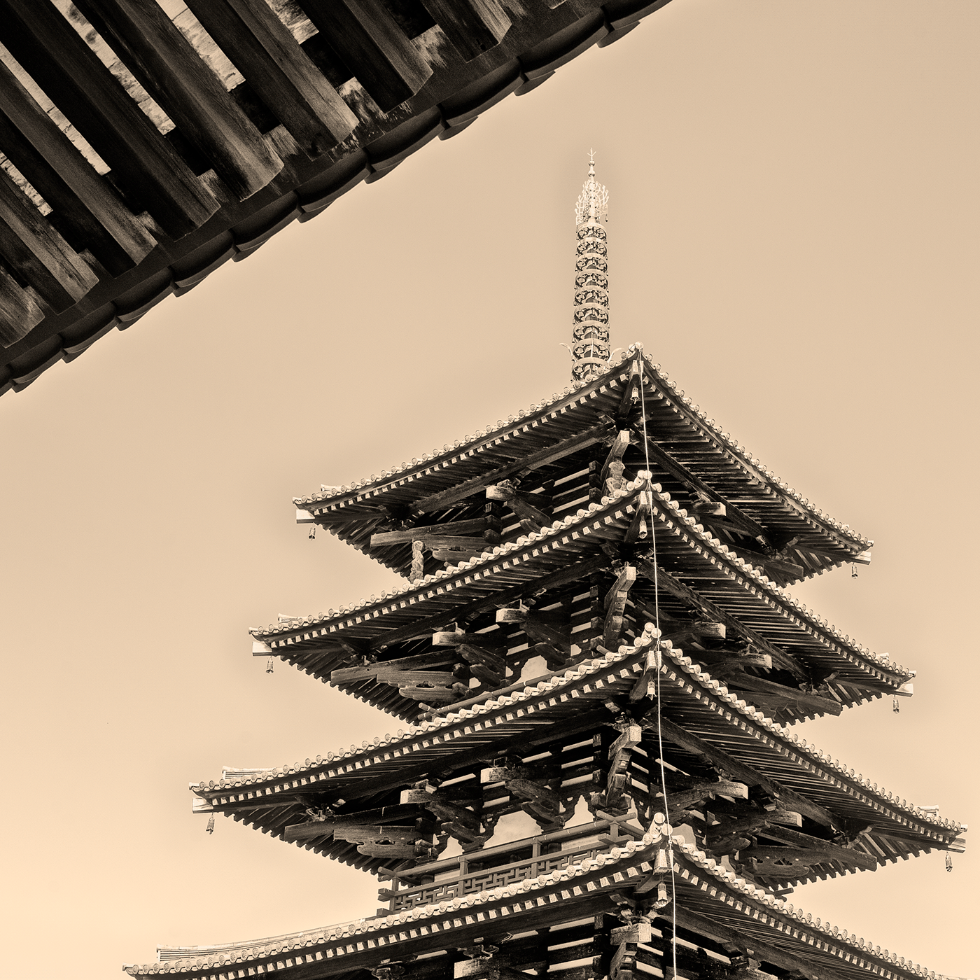 Goju-no To (Five-storied Pagoda) | 五重塔, Horyuji (法隆寺), JAPAN
