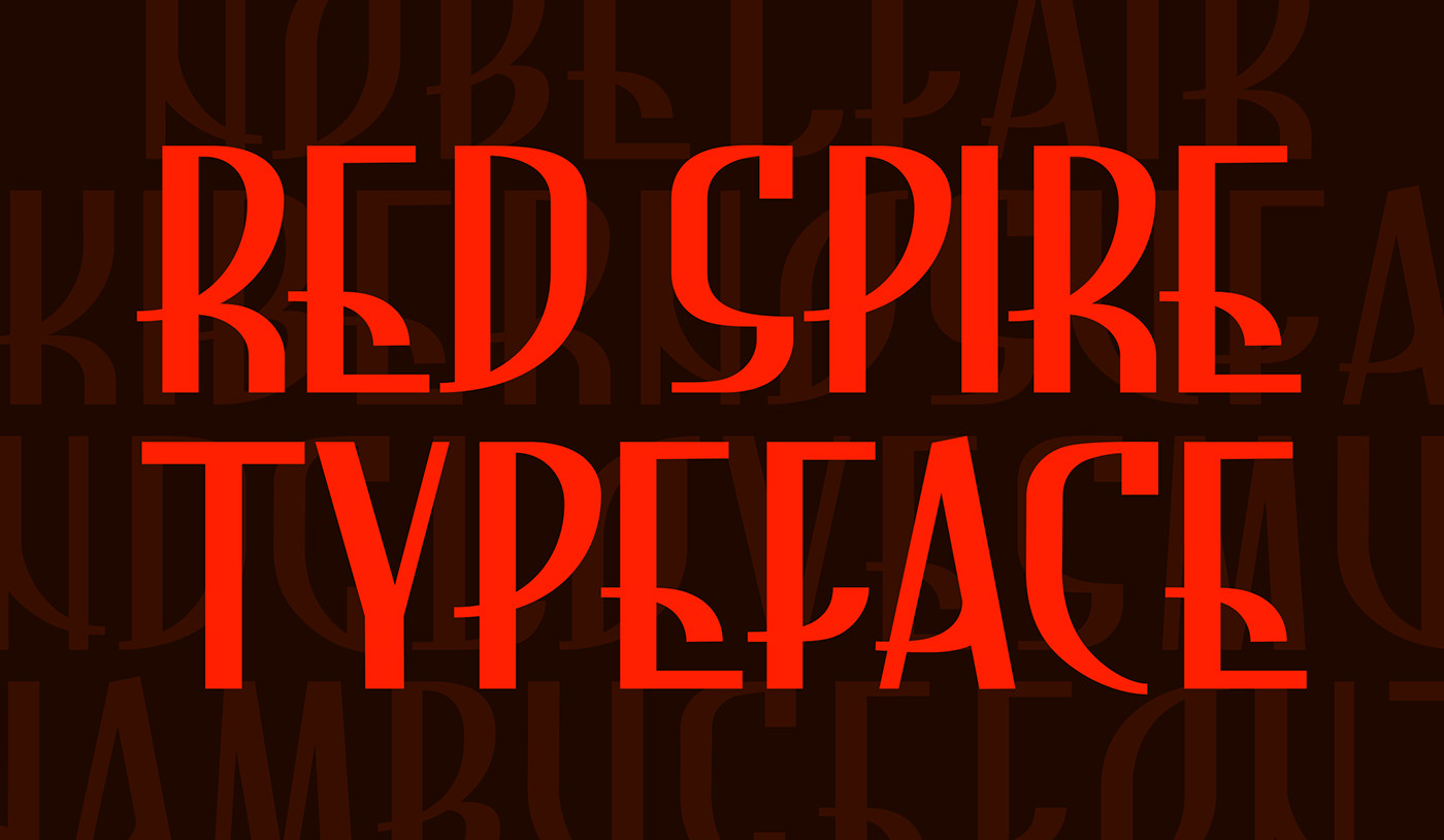 font Typeface display font design