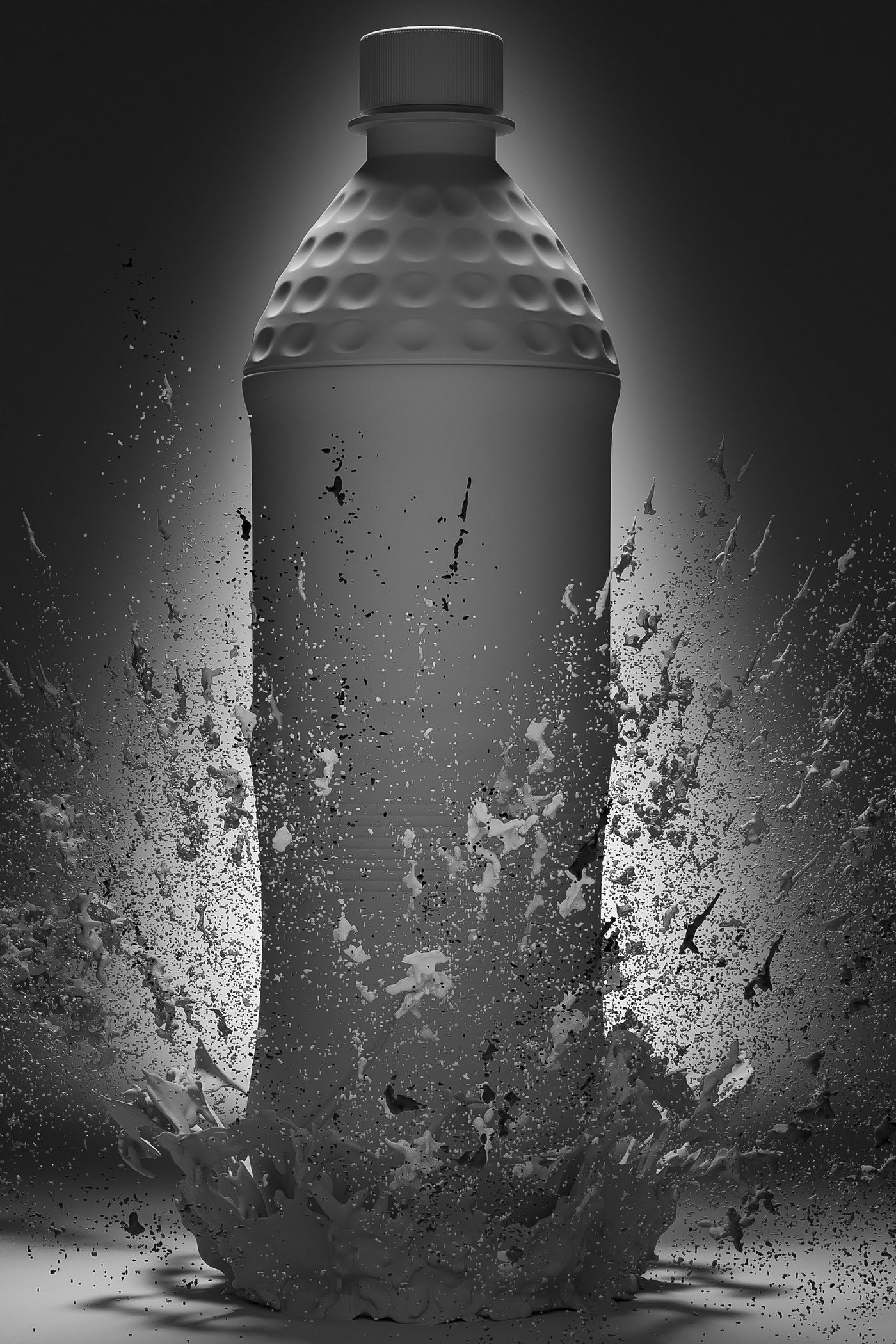 bottle splash water vfx effect CGI full cgi