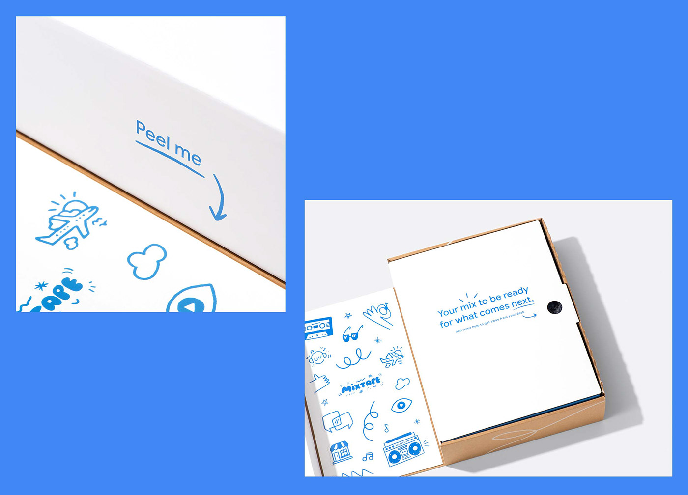 Adweek Experiential design google graphic design  marketing   minimal design mixtape packaging design visual design Website Design