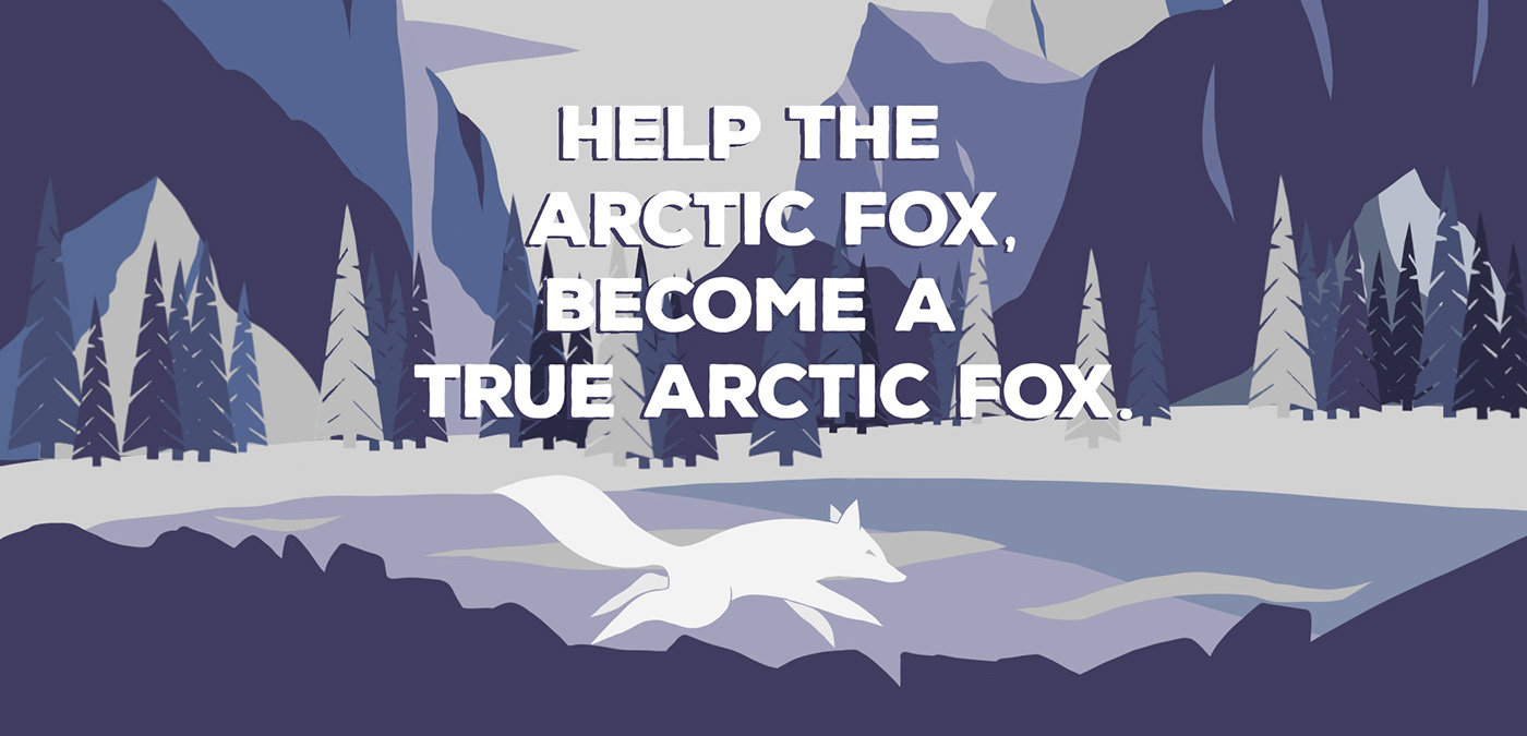 arctic fox narrative campaign challenges Fashion  Web