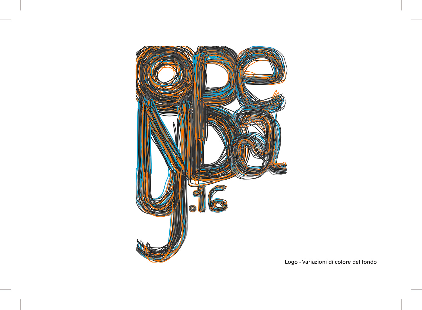 brand book graphic design  Illustrator logo Logotype Open Day poster vettoriale