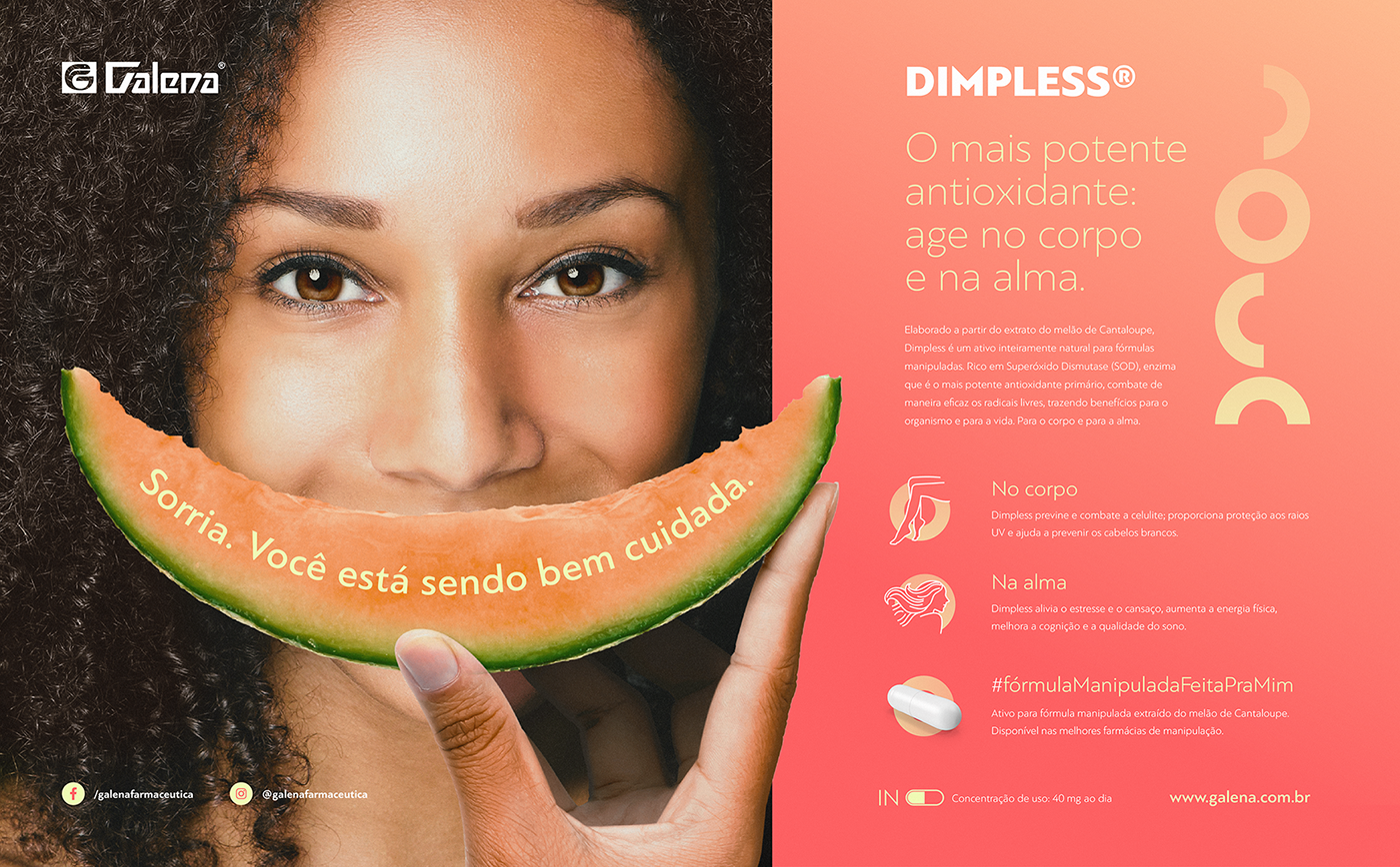 Galena Dimpless melon cantaloupe smile woman Health